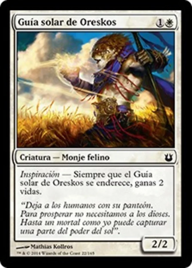 Guía solar de Oreskos (Born of the Gods) - Magic: The Gathering in TCG Land México