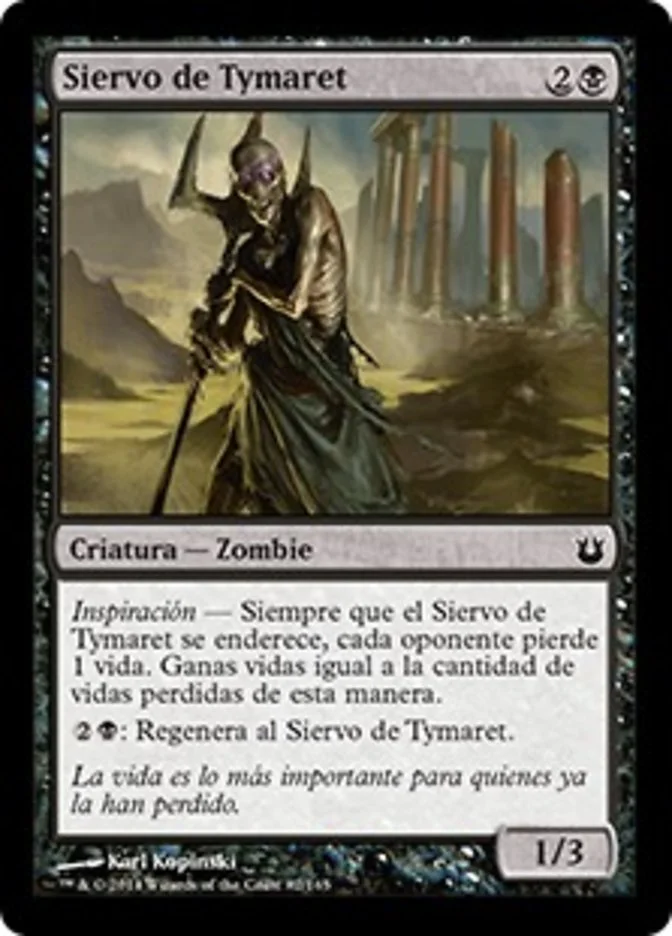 Siervo de Tymaret (Born of the Gods) - Magic: The Gathering in TCG Land México