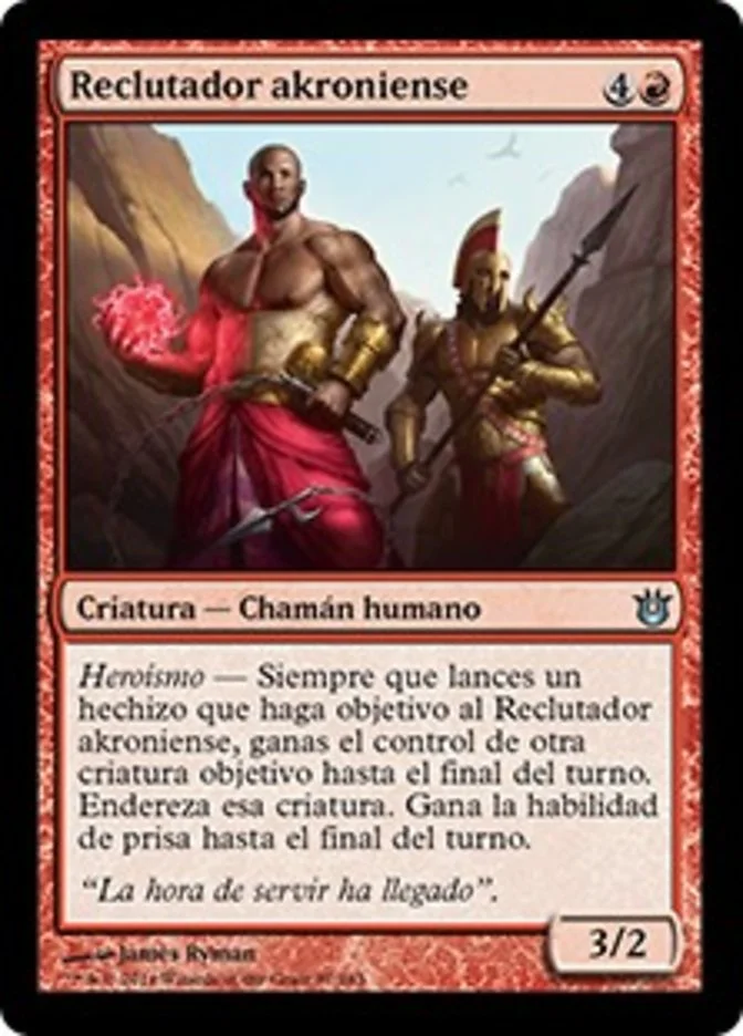Reclutador akroniense (Born of the Gods) - Magic: The Gathering in TCG Land México