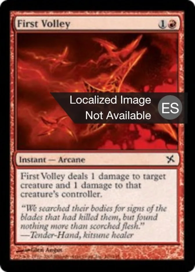 Primera descarga (Betrayers of Kamigawa) - Magic: The Gathering in TCG Land México