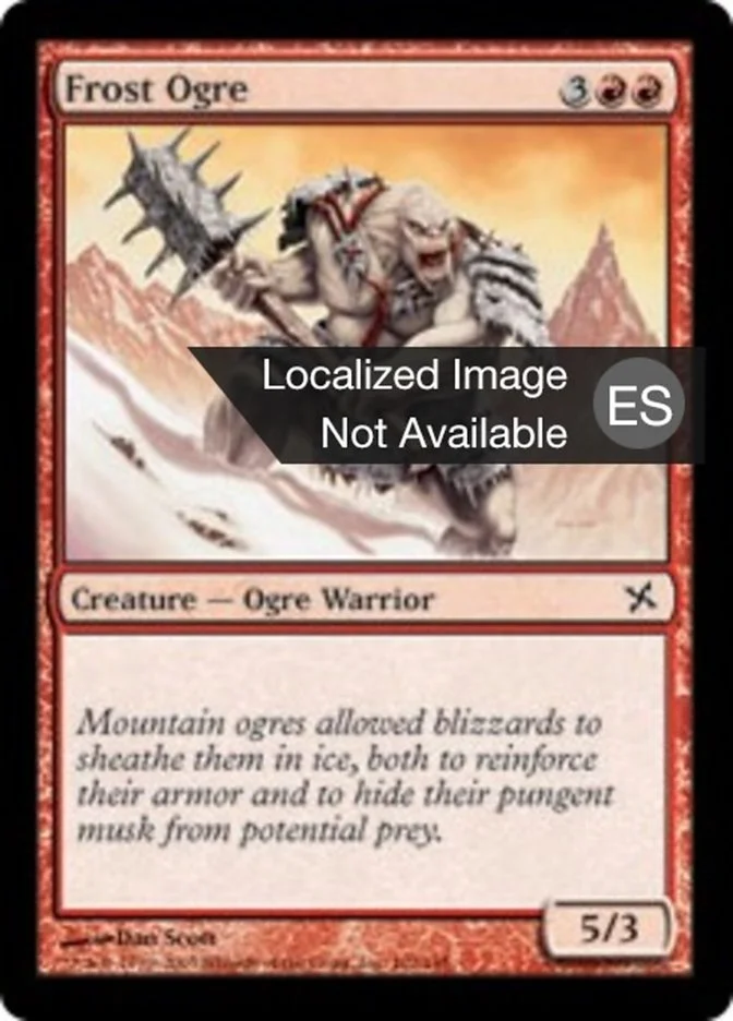 Ogro escarchado (Betrayers of Kamigawa) - Magic: The Gathering in TCG Land México