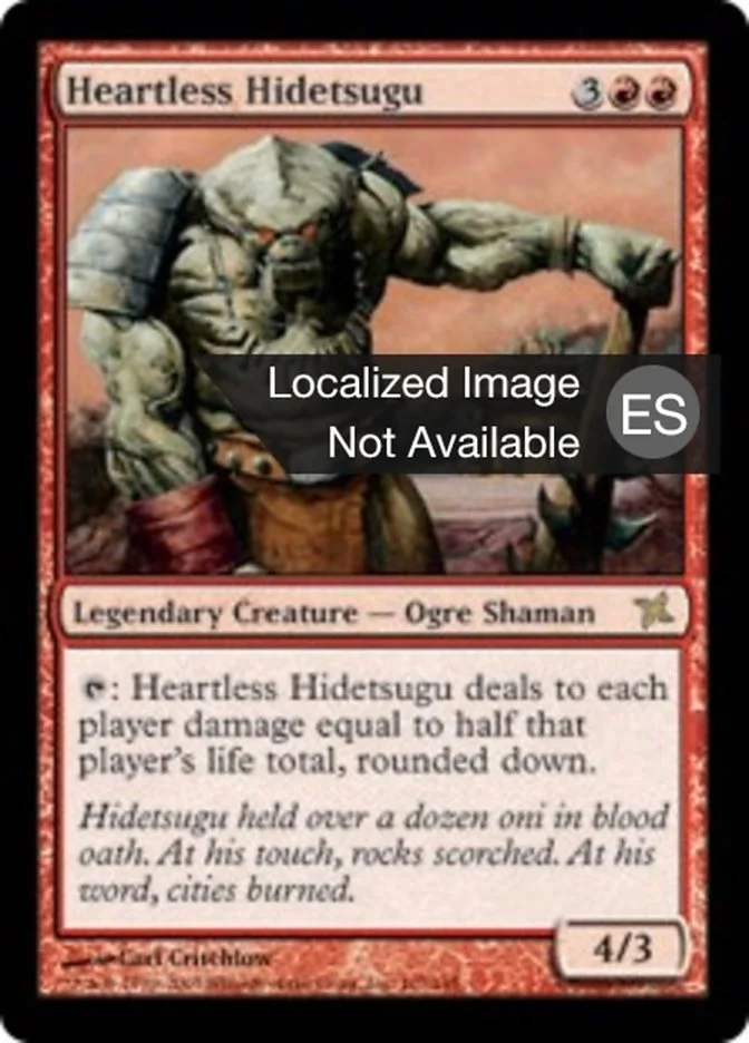 Hidetsugu el descorazonado (Betrayers of Kamigawa) - Magic: The Gathering in TCG Land México