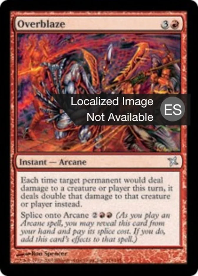 Sobrequemar (Betrayers of Kamigawa) - Magic: The Gathering in TCG Land México