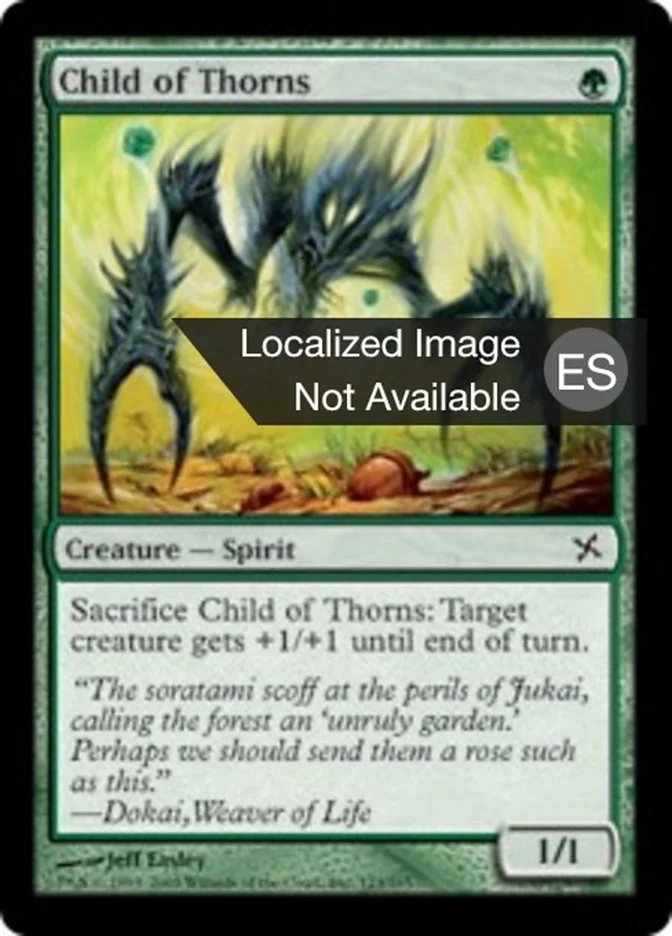 Hijo de las espinas (Betrayers of Kamigawa) - Magic: The Gathering in TCG Land México