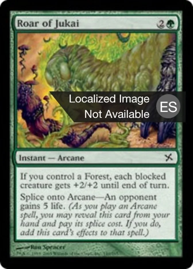 Rugido del Jukai (Betrayers of Kamigawa) - Magic: The Gathering in TCG Land México