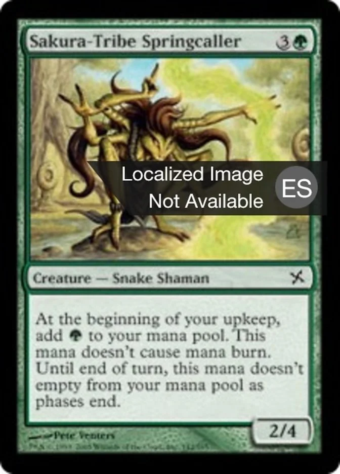 Llamaverdor de la tribu Sakura (Betrayers of Kamigawa) - Magic: The Gathering in TCG Land