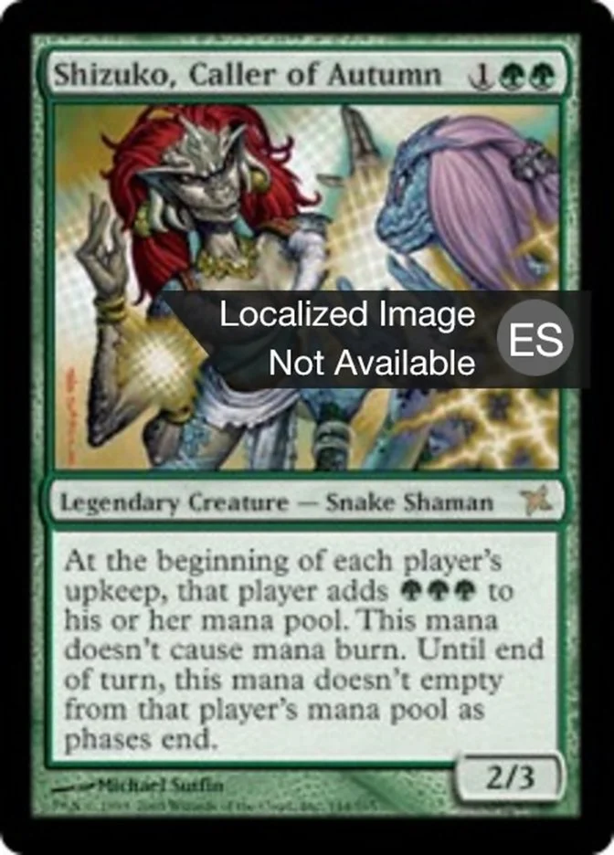 Shizuko, llamadora del otoño (Betrayers of Kamigawa) - Magic: The Gathering in TCG Land México