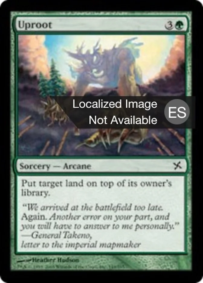 Desarraigar (Betrayers of Kamigawa) - Magic: The Gathering in TCG Land México