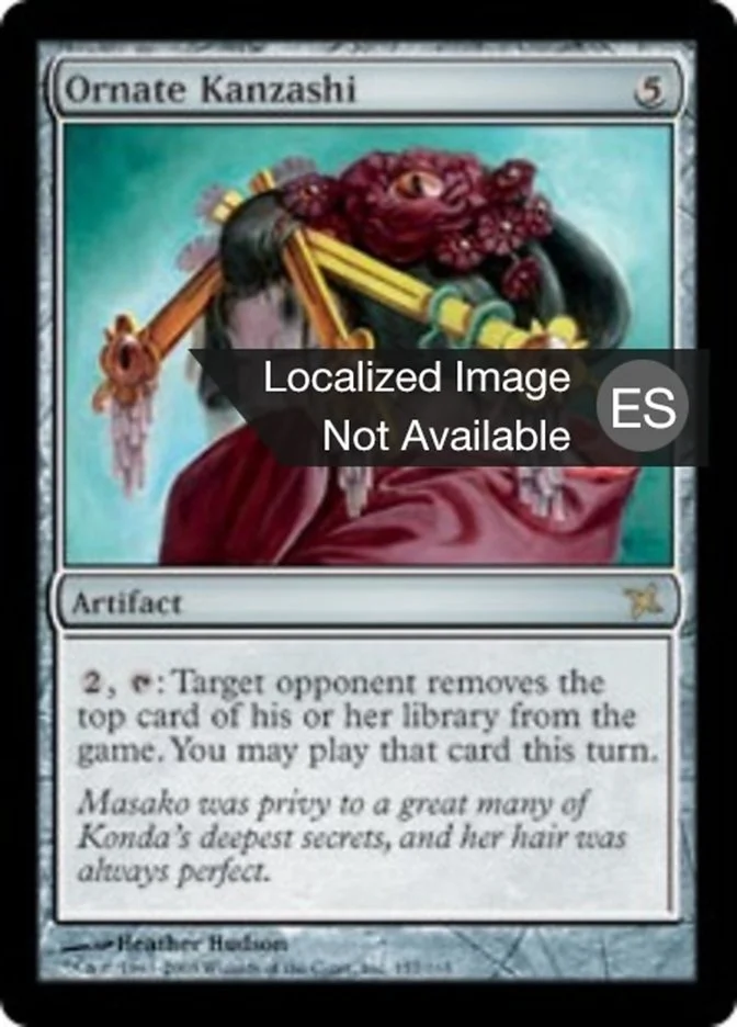 Kanzashi adornado (Betrayers of Kamigawa) - Magic: The Gathering in TCG Land México