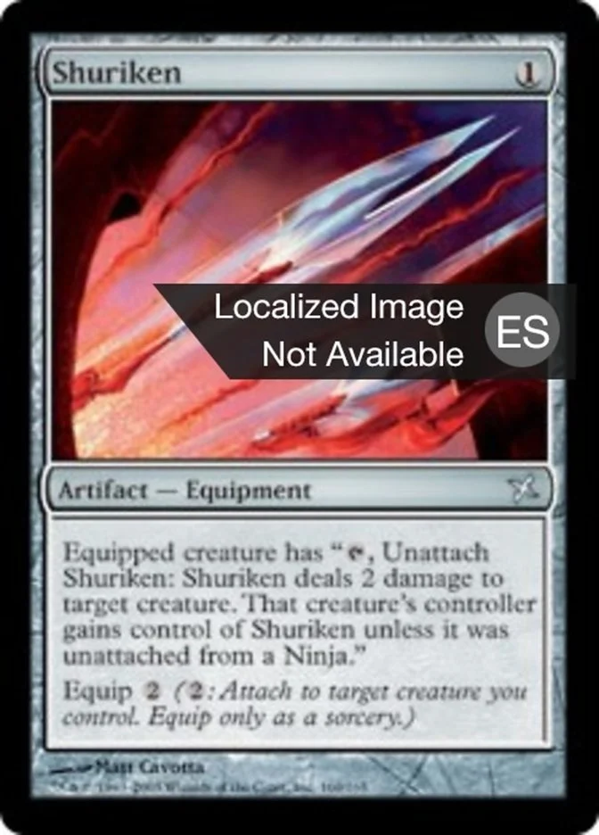 Shuriken (Betrayers of Kamigawa) - Magic: The Gathering in TCG Land México