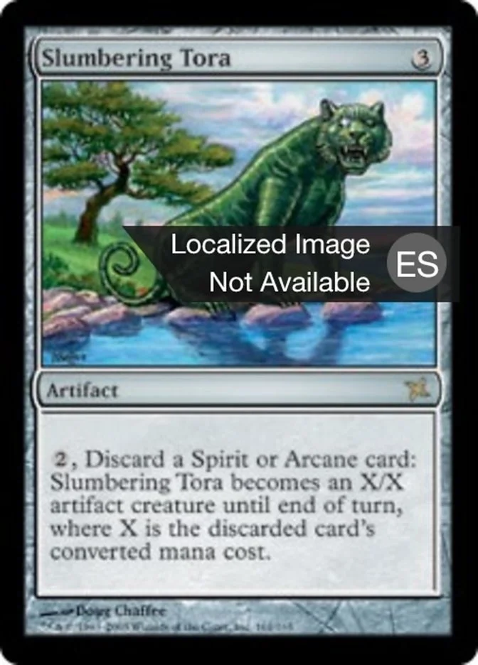 Tora adormecido (Betrayers of Kamigawa) - Magic: The Gathering in TCG Land México