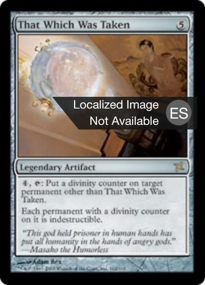 Aquello que fue quitado (Betrayers of Kamigawa) - Magic: The Gathering in TCG Land México