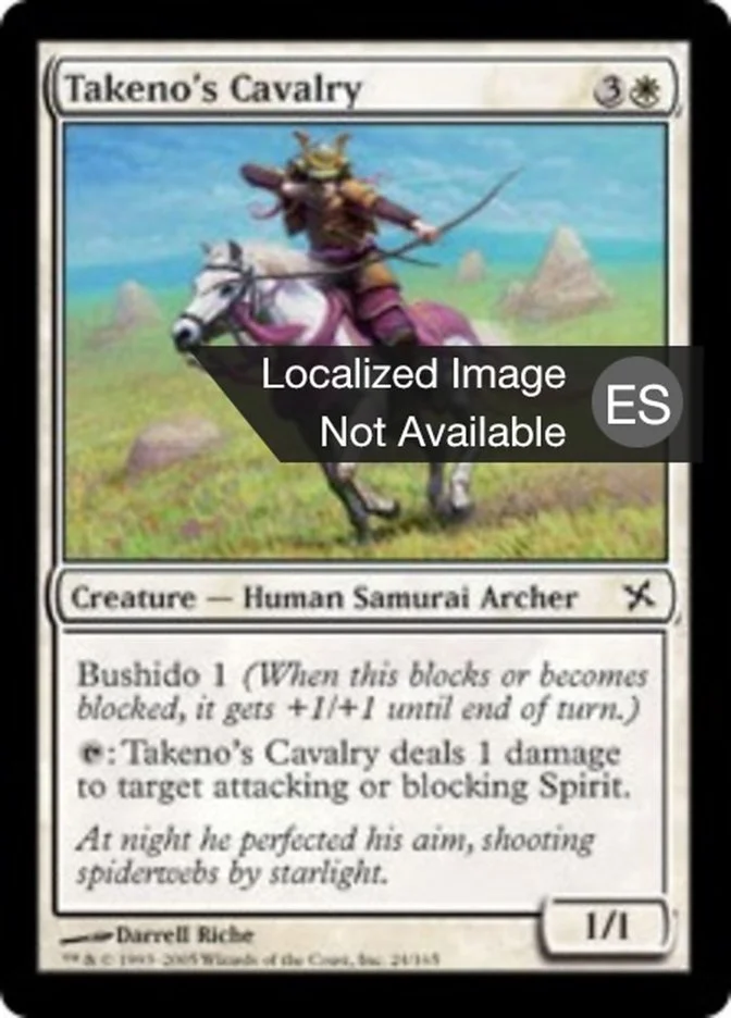 Caballería de Takeno (Betrayers of Kamigawa) - Magic: The Gathering in TCG Land México