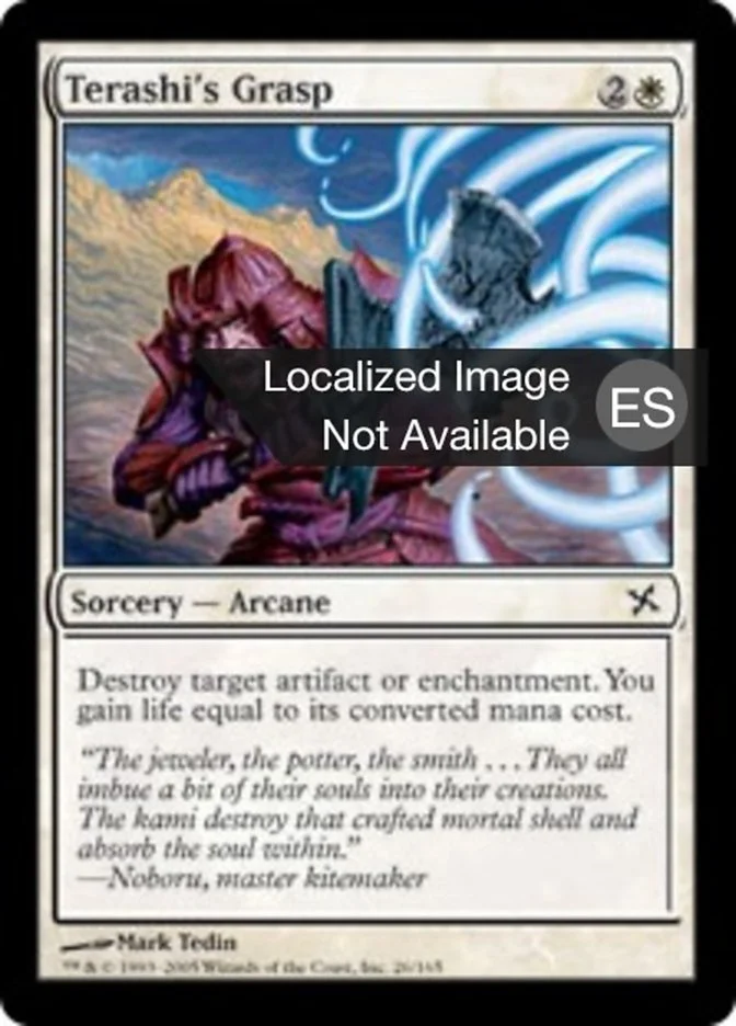 Apretón de Terashi (Betrayers of Kamigawa) - Magic: The Gathering in TCG Land México