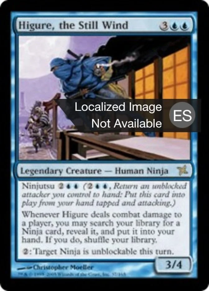 Higure, el viento quieto (Betrayers of Kamigawa) - Magic: The Gathering in TCG Land México