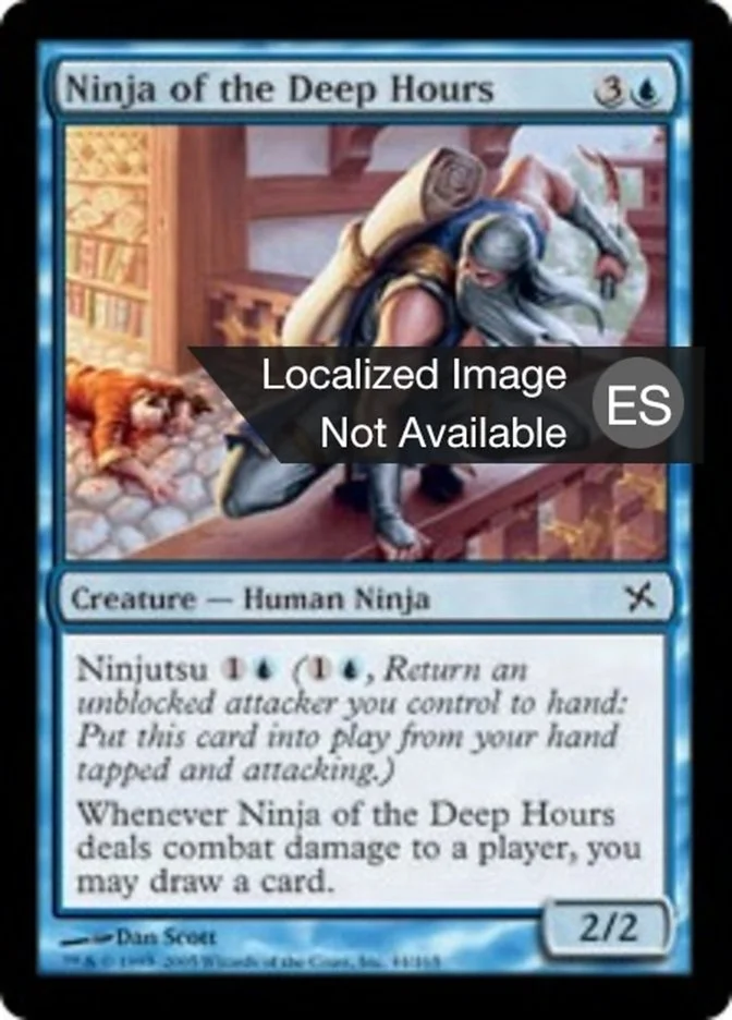 Ninja de las horas tardías (Betrayers of Kamigawa) - Magic: The Gathering in TCG Land México