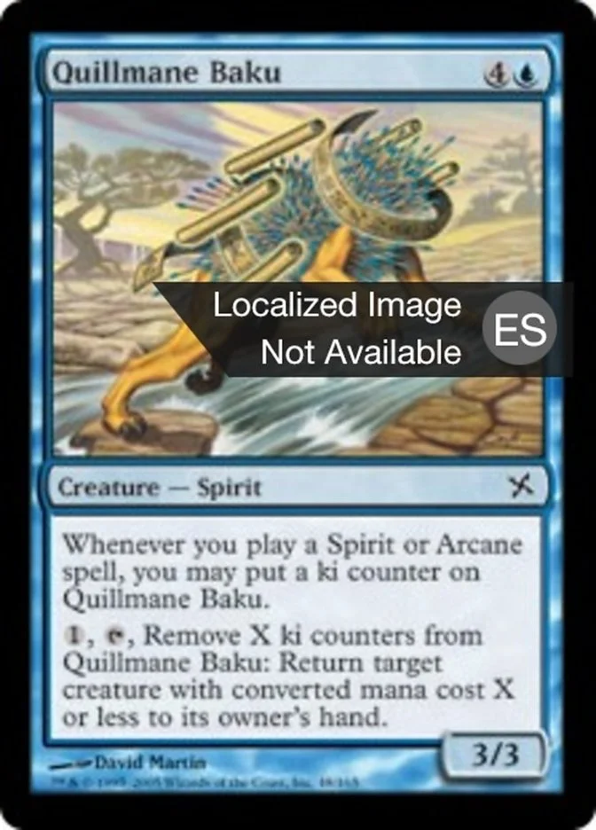 Baku melena de plumas (Betrayers of Kamigawa) - Magic: The Gathering in TCG Land México