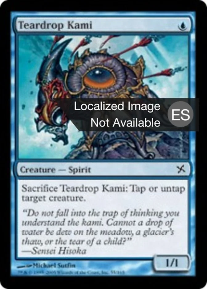 Kami de la lágrima (Betrayers of Kamigawa) - Magic: The Gathering in TCG Land