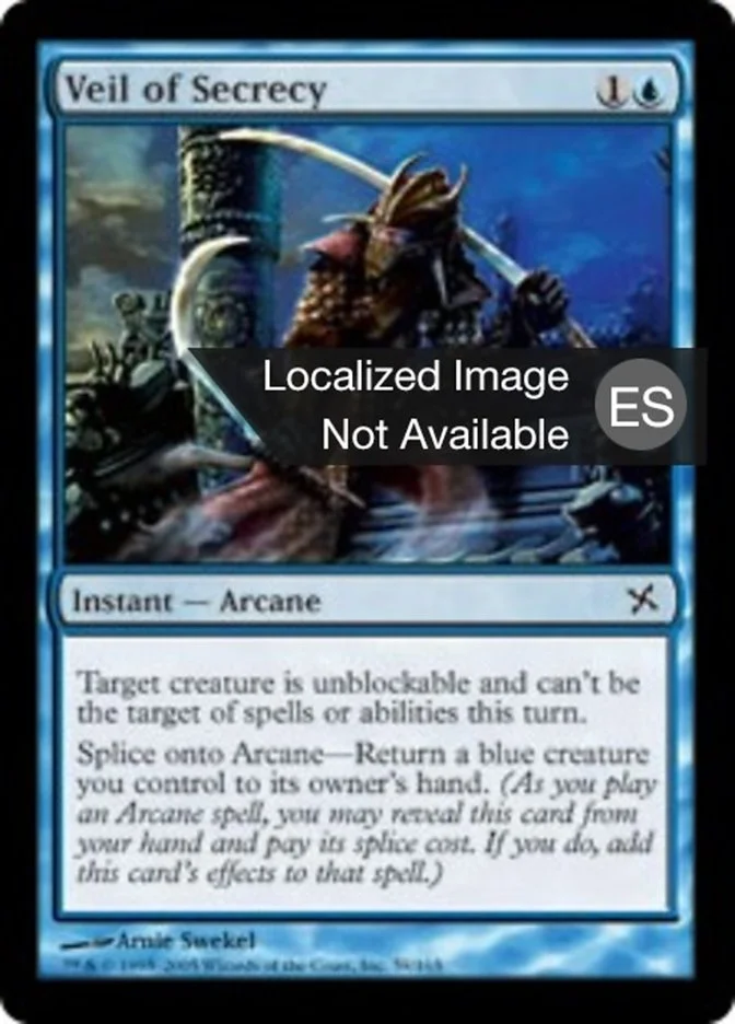 Velo de secreto (Betrayers of Kamigawa) - Magic: The Gathering in TCG Land México
