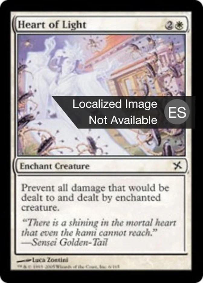 Corazón de luz (Betrayers of Kamigawa) - Magic: The Gathering in TCG Land México