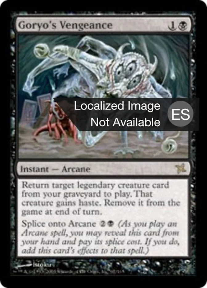 Venganza de Goryo (Betrayers of Kamigawa) - Magic: The Gathering in TCG Land México