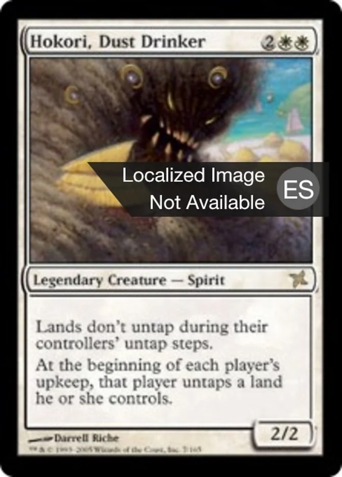 Hokori, bebedor de polvo (Betrayers of Kamigawa) - Magic: The Gathering in TCG Land México