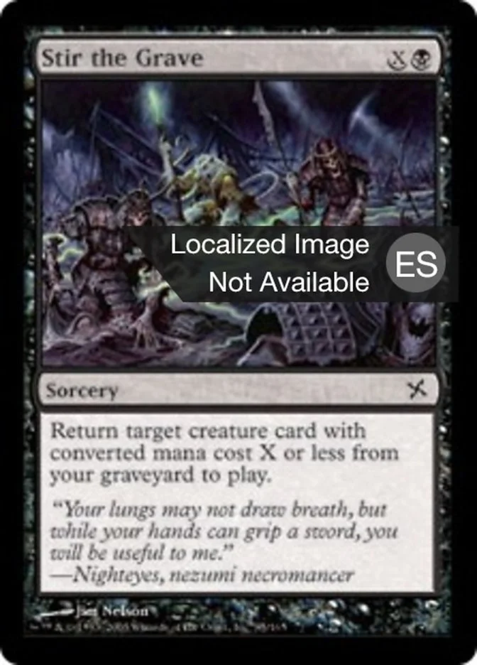 Agitar la tumba (Betrayers of Kamigawa) - Magic: The Gathering in TCG Land México