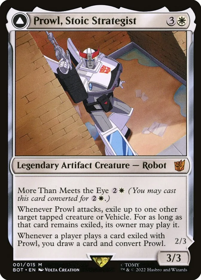 Prowl, Stoic Strategist (Transformers) - Magic: The Gathering in TCG Land
