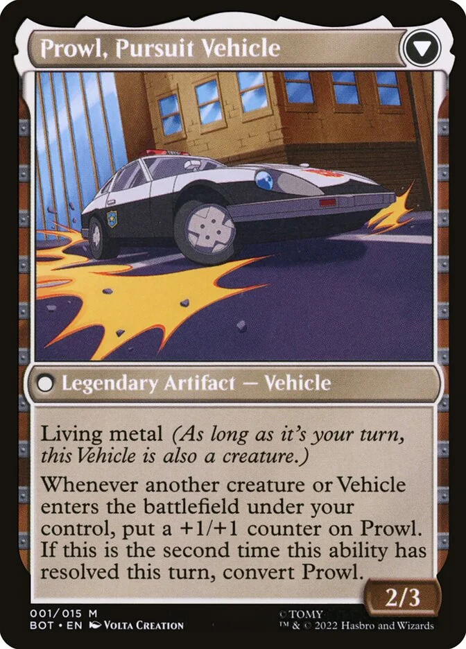Prowl, Pursuit Vehicle (Transformers) - Magic: The Gathering in TCG Land