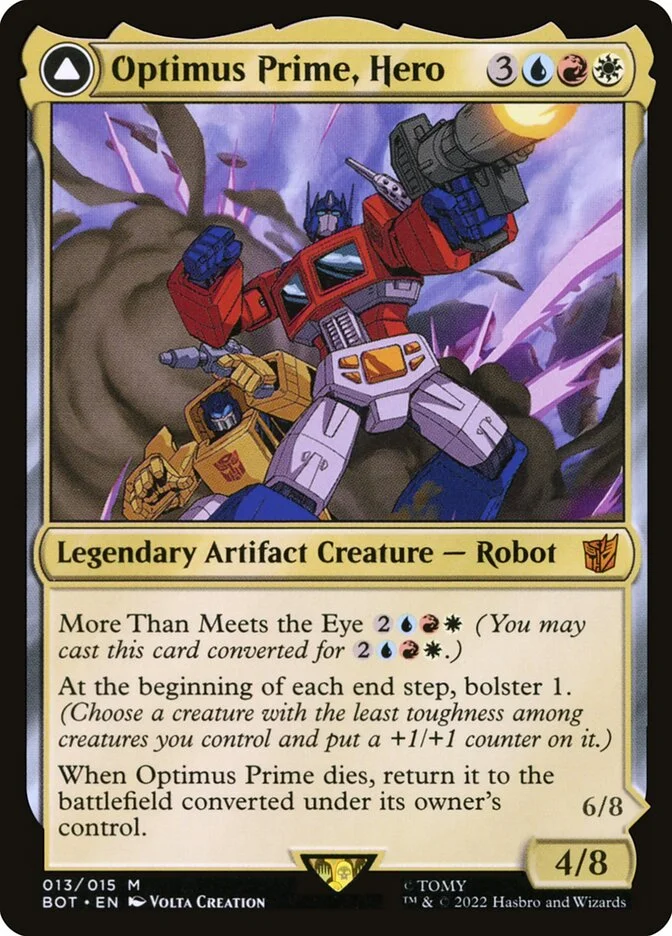 Optimus Prime, Hero (Transformers) - Magic: The Gathering in TCG Land México