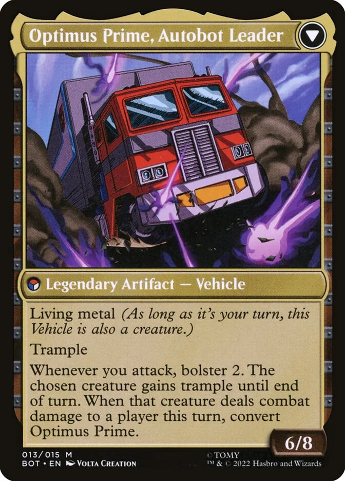 Optimus Prime, Autobot Leader (Transformers) - Magic: The Gathering in TCG Land México