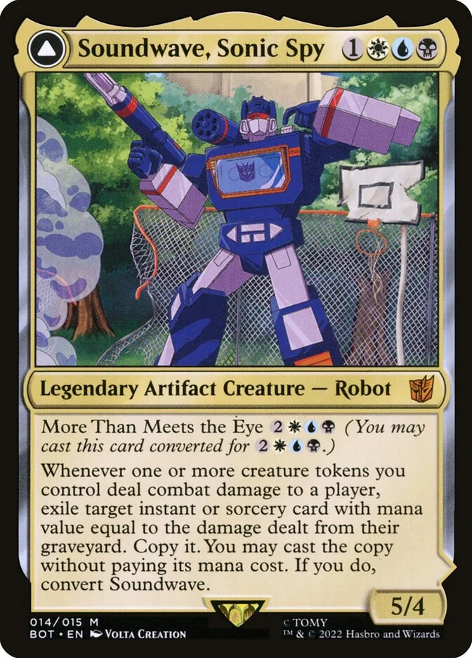 Soundwave, Sonic Spy (Transformers) - Magic: The Gathering in TCG Land