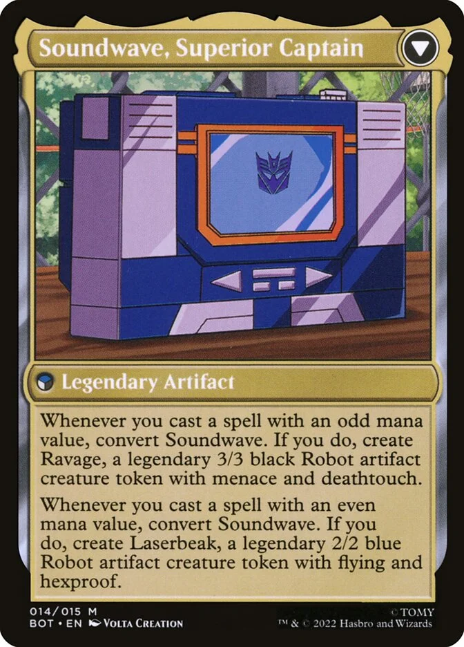 Soundwave, Superior Captain (Transformers) - Magic: The Gathering in TCG Land