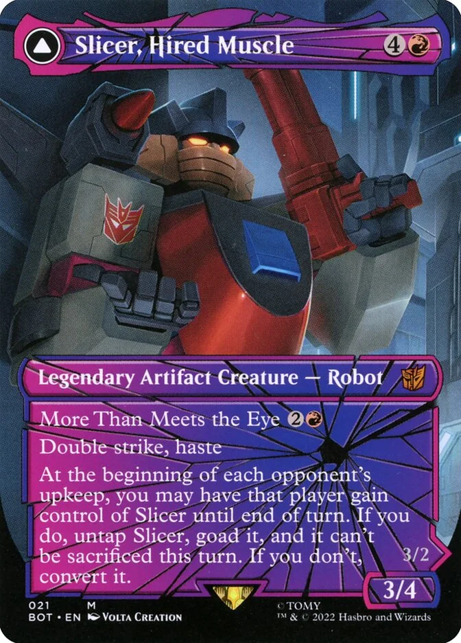 Slicer, Hired Muscle (Transformers) - Magic: The Gathering in TCG Land México