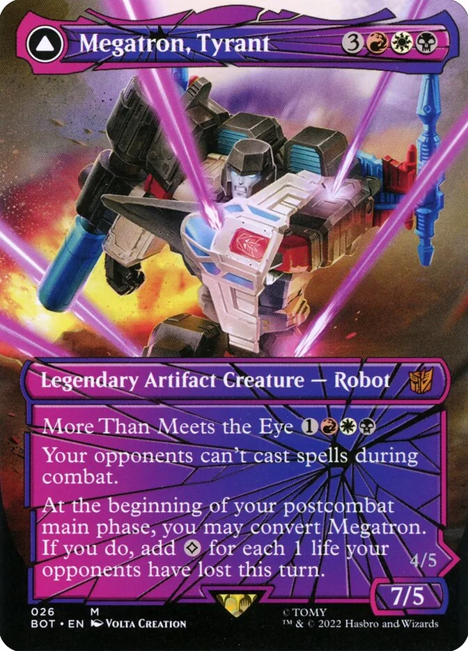 Megatron, Tyrant (Transformers) - Magic: The Gathering in TCG Land