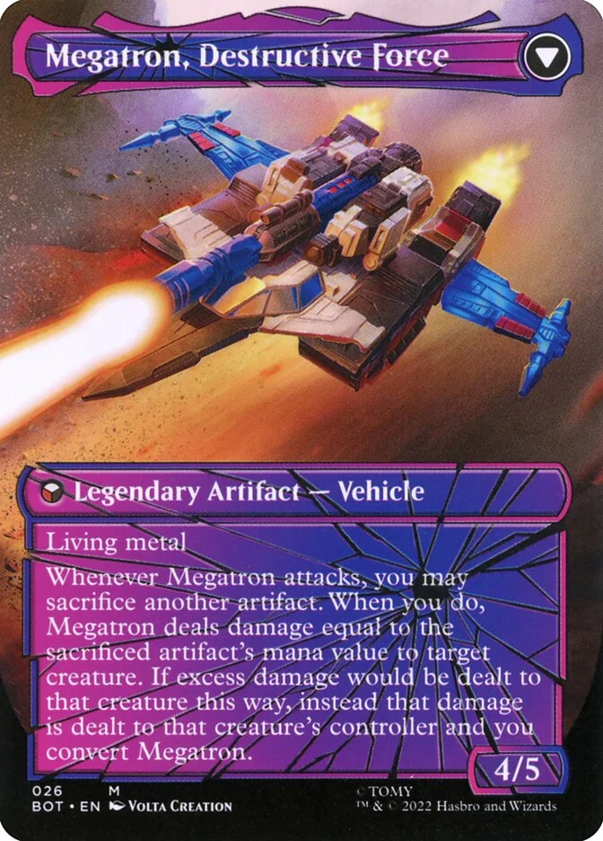 Megatron, Destructive Force (Transformers) - Magic: The Gathering in TCG Land