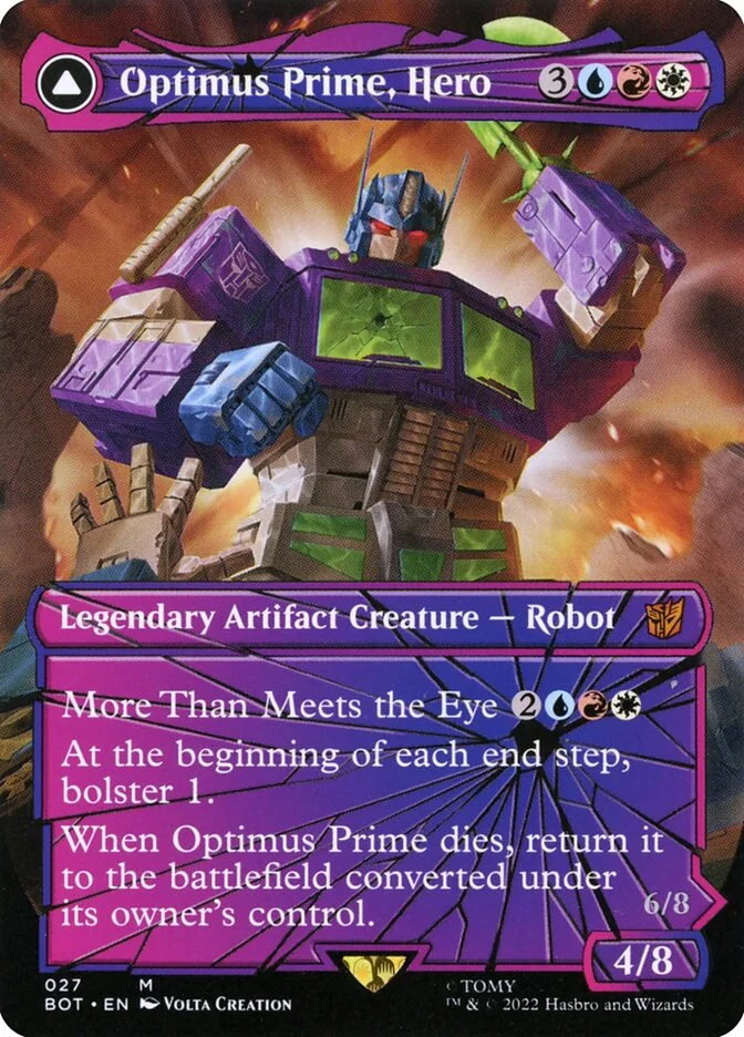 Optimus Prime, Hero (Transformers) - Magic: The Gathering in TCG Land México