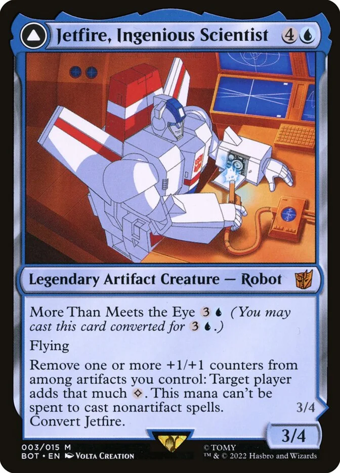 Jetfire, Ingenious Scientist (Transformers) - Magic: The Gathering in TCG Land México