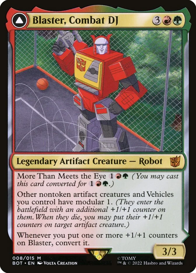 Blaster, Combat DJ (Transformers) - Magic: The Gathering in TCG Land
