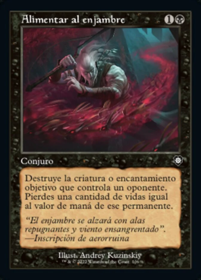 Alimentar al enjambre (The Brothers' War Commander) - Magic: The Gathering in TCG Land México
