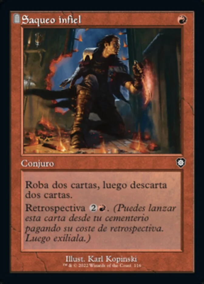 Saqueo infiel (The Brothers' War Commander) - Magic: The Gathering in TCG Land México
