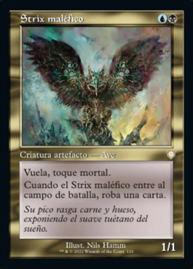 Strix maléfico (The Brothers' War Commander) - Magic: The Gathering in TCG Land México