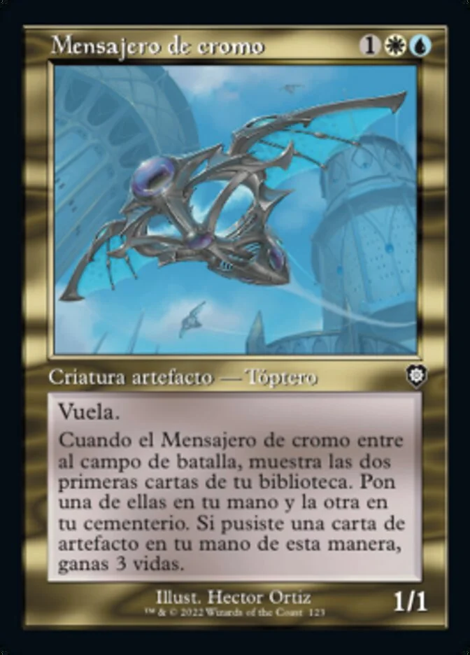 Mensajero de cromo (The Brothers' War Commander) - Magic: The Gathering in TCG Land México
