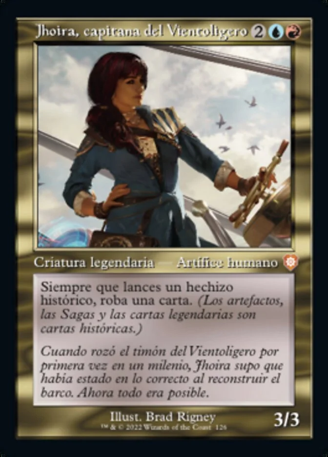 Jhoira, capitana del Vientoligero (The Brothers' War Commander) - Magic: The Gathering in TCG Land México