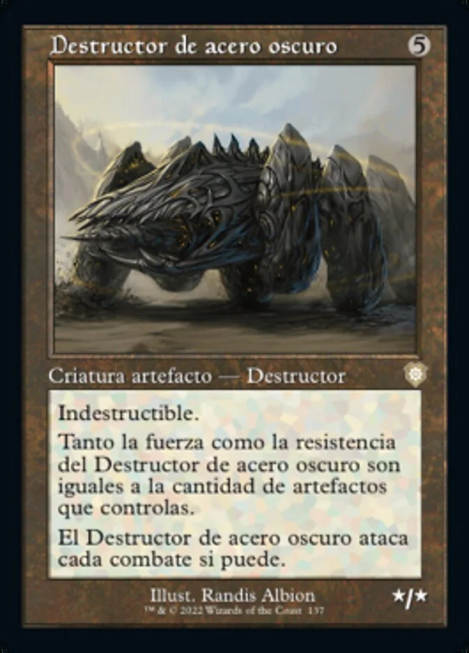 Destructor de acero oscuro (The Brothers' War Commander) - Magic: The Gathering in TCG Land México