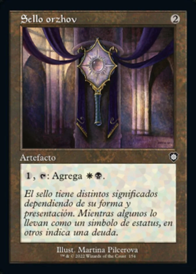Sello orzhov (The Brothers' War Commander) - Magic: The Gathering in TCG Land México