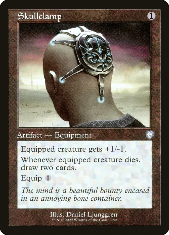 Skullclamp (The Brothers' War Commander) - Magic: The Gathering in TCG Land