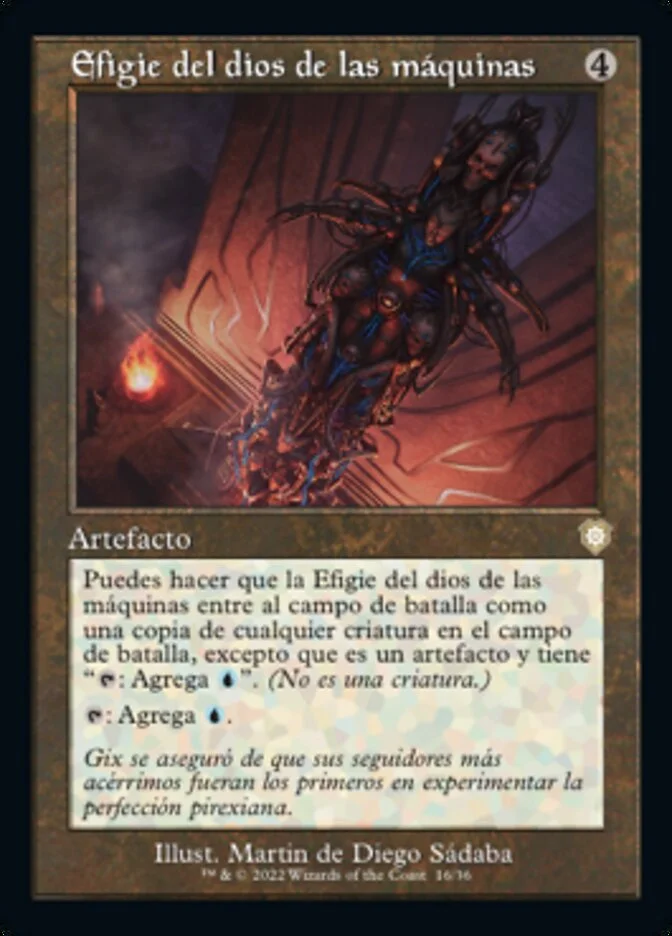 Efigie del dios de las máquinas (The Brothers' War Commander) - Magic: The Gathering in TCG Land México
