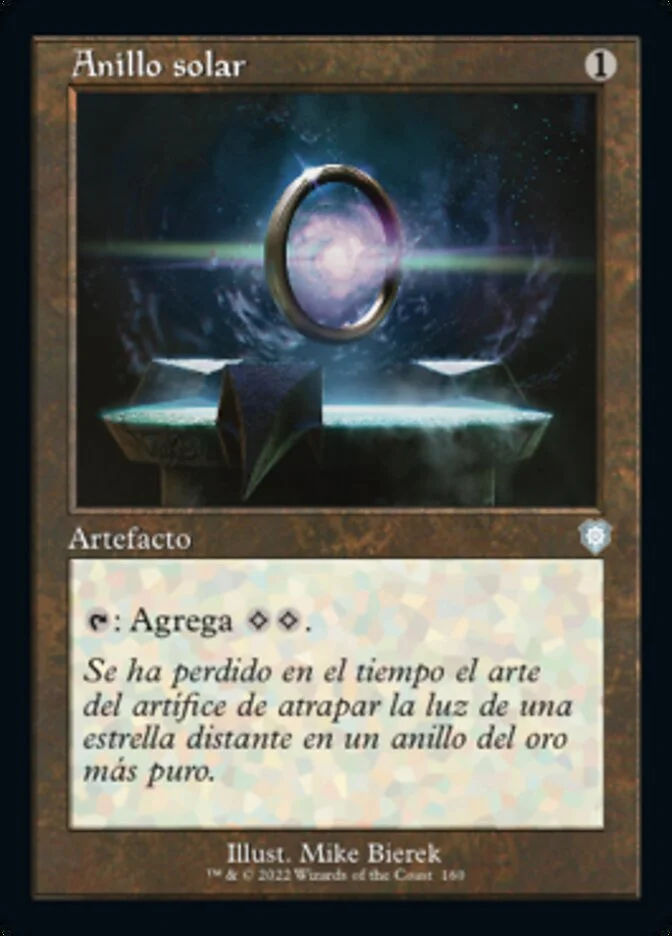 Anillo solar (The Brothers' War Commander) - Magic: The Gathering in TCG Land México