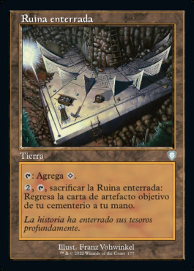 Ruina enterrada (The Brothers' War Commander) - Magic: The Gathering in TCG Land México